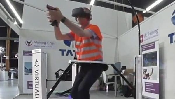 Swiss Police in VR Training with Cyberith Virtualizer