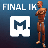 The FinalIK Logo with the iconic Dummy Avatar