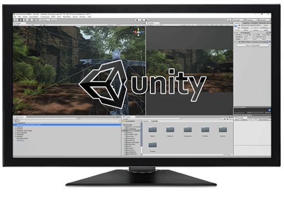 Working Screen of Unity